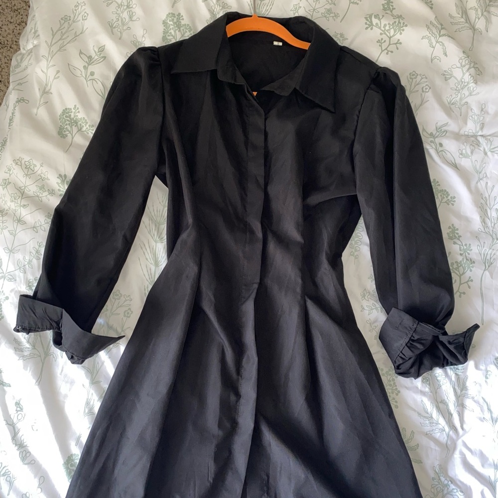 Black Shirt Dress